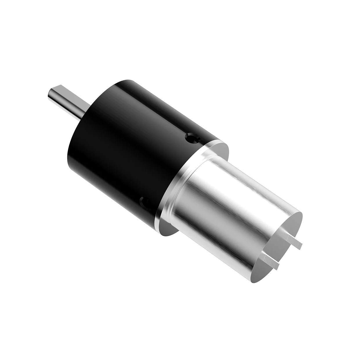 PG-P16 Powder Metallurgy Gear Motor, rear three-quarter view