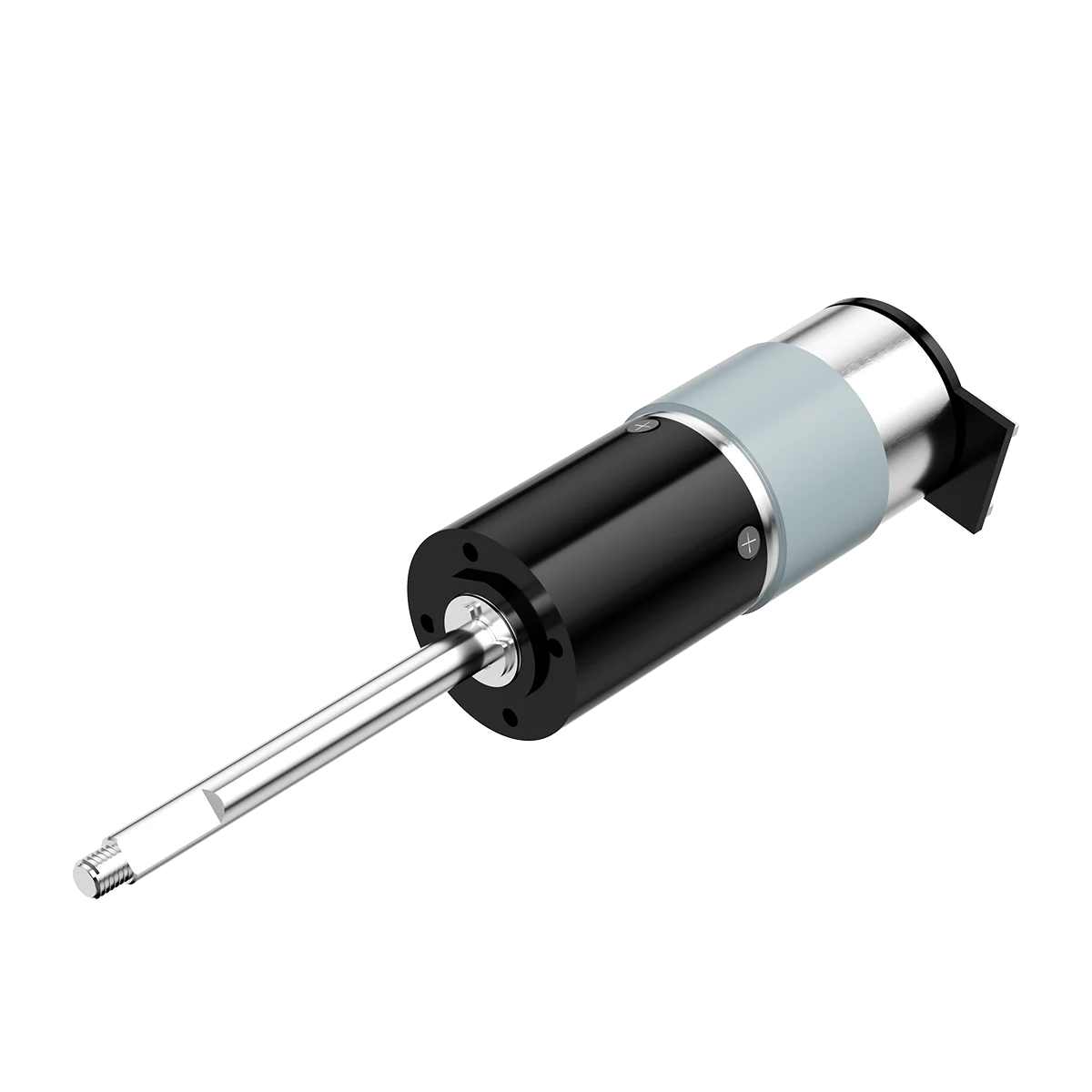 PG-P28 Powder Metallurgy Gear Motor, front three-quarter view