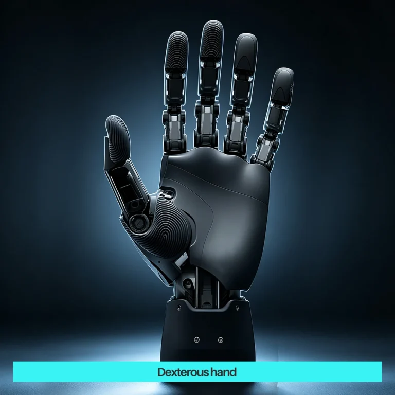 Robotic hand with articulated fingers